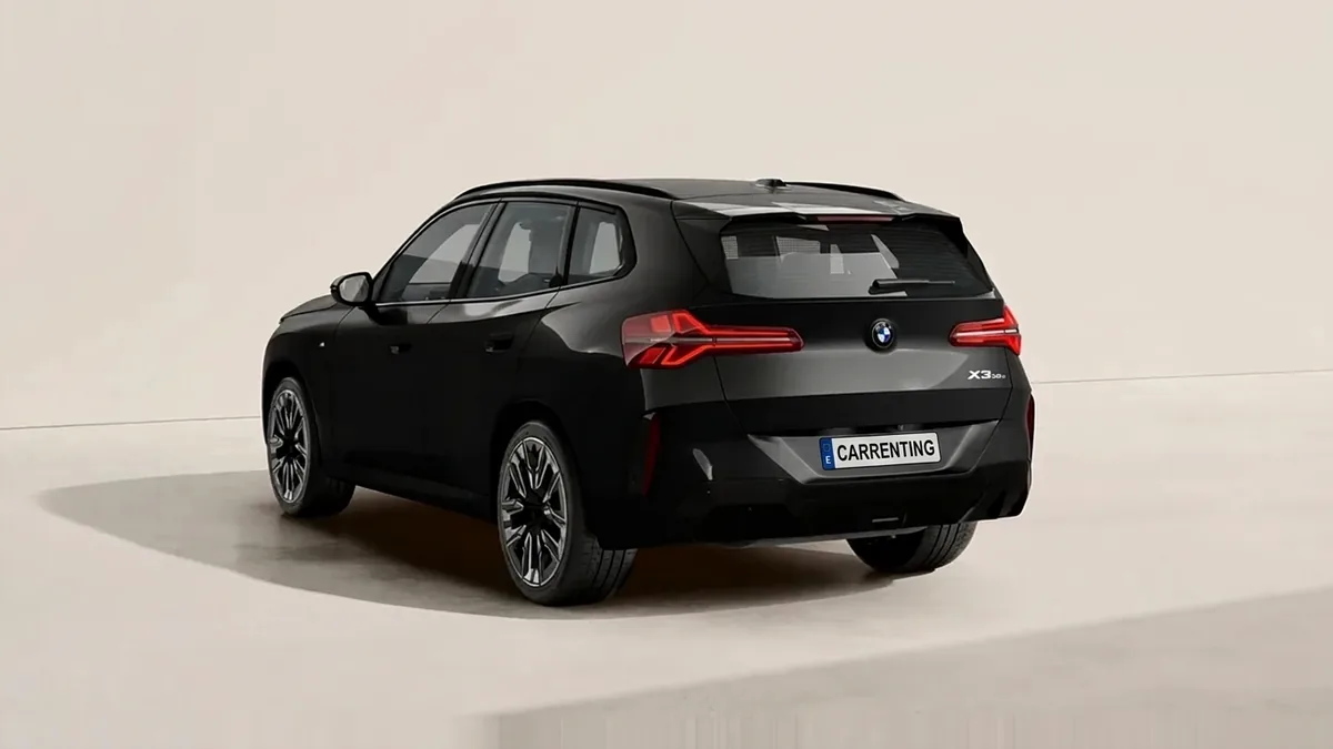 BMW X3 30e xDrive en renting — Trasera