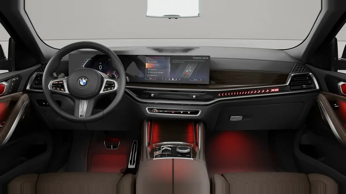 BMW X6 xDrive 40d M Sport en renting — Interior