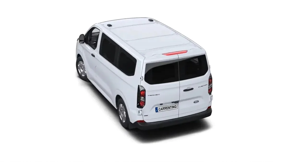 Ford TRANSIT Kombi 2.5 Duratec PHEV 171 340 L1 Trend en renting — Trasera