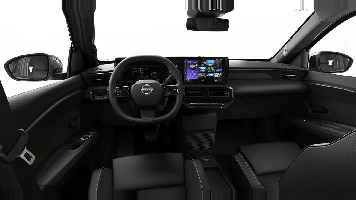 Nissan Micra 40kWh Acenta AT en renting — Delantera