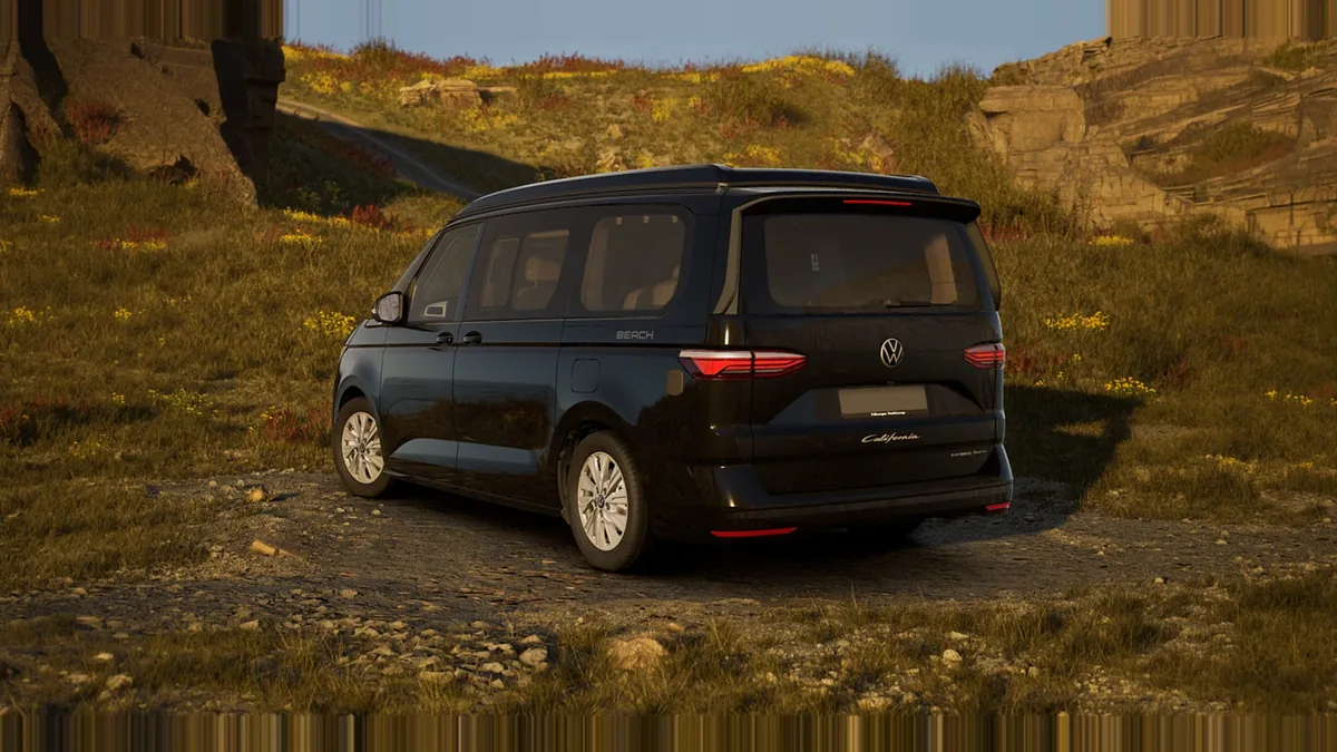 Volkswagen California Beach Tour 2.0 TDI 110kW (150CV) DSG en renting — Trasera